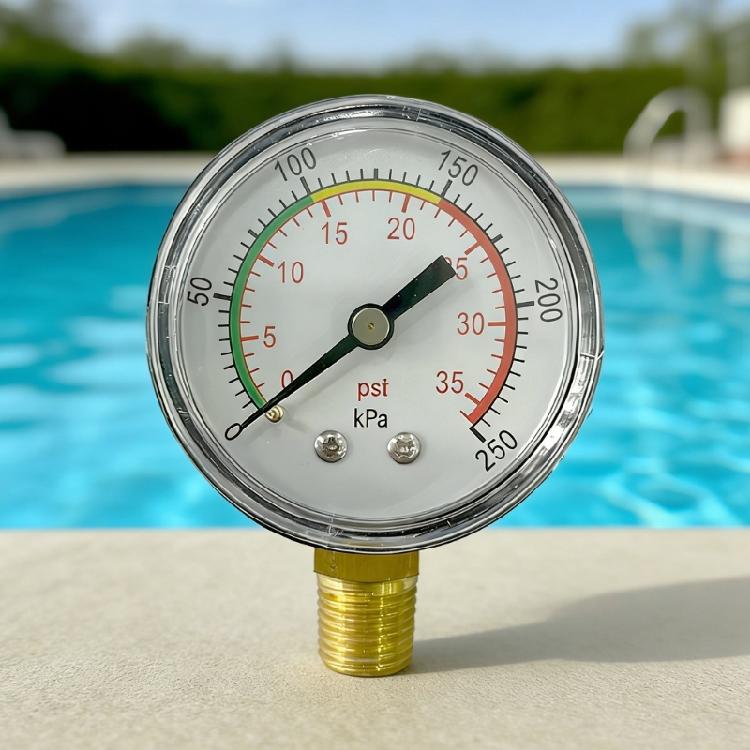 Quality Plastic Pressure Indicator Pressure Meter For Sand Filter Systems Suitable For Home And Public Swimming Pools