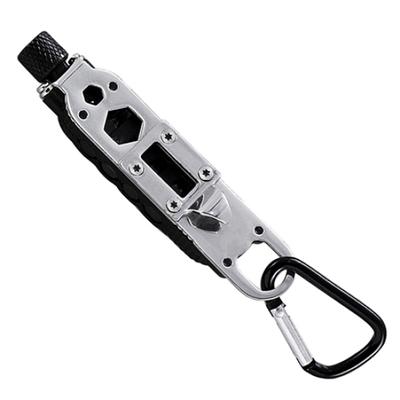 Multifunction Survival Wrench Pocket Keychain Screwdriver Bottle Opener Plier Knife