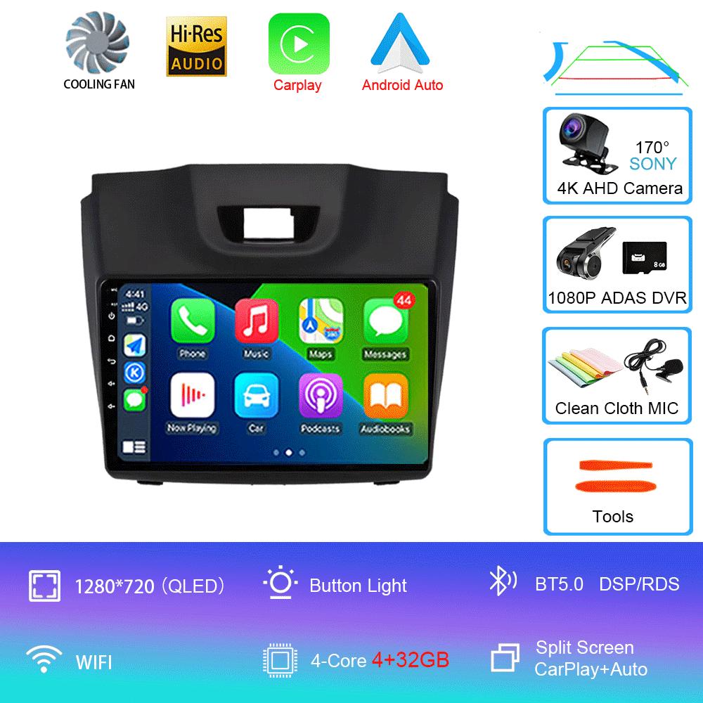 Android 14 Video Player Car DVD For Chevrolet Holden S10 TRAILBLAZER COLORADO ISUZU DMAX Radio Audio Multimedia Stereo Carplay