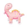 4D Dinosaur Balloons With Wheels Drawing Foil Standing Foil Balloons Animal Balloon Foil Balloons With Wheel