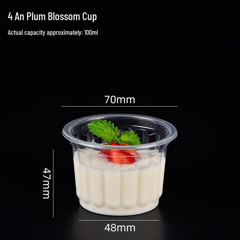 Disposable Dessert Cups, Lids & Spoons