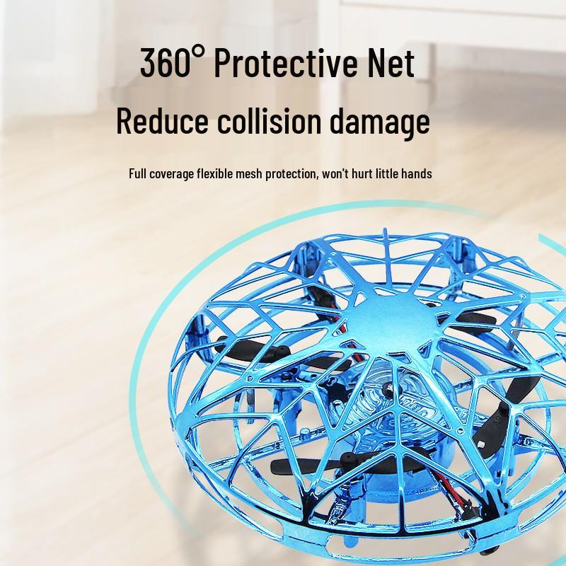 UFO Gesture Sensing Hovering Aircraft: Long Battery Life Remote Control Flying Saucer Toy for Kids