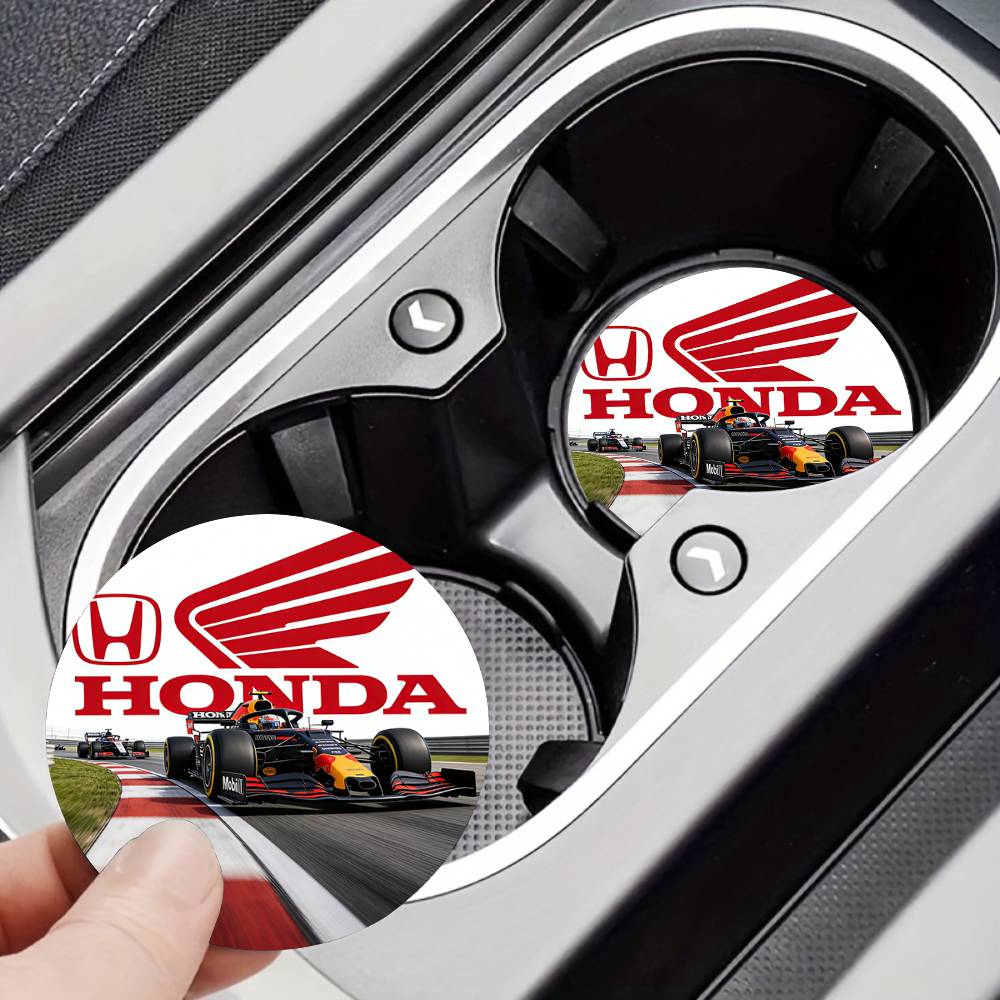 AAADC1 For Honda New Car Cup Holder Anti-Slip Silicone 7cm Insert Coaster Mat Universal Car Accessories Black Fit Most Cars
