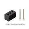 Aluminum Spacer Blocks for Telescope Guide Ring with 1/4" and M6 Screws