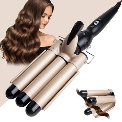 Electric Curling Stick Chicken Rolls Korean Water Wave Perm Three Tube Curling Iron Wave Modeling Tool Hair Stick