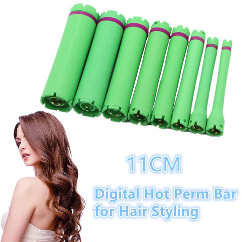 110Mm 24V Digital Hair  Perm Rods Electric Heated Curlers Bars Rollers Wavy Hair Salon Barber Curling Spiral Styling Tools