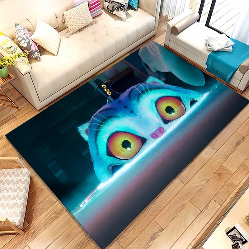 Cacciatori di Demoni K-Pop Ragazzi Saja d'Oro Tappeto da Area Antiscivolo per Soggiorno Tappeto Morbido per Camera da Letto Sala Giochi Divano, Tappetino Decorazione Casa