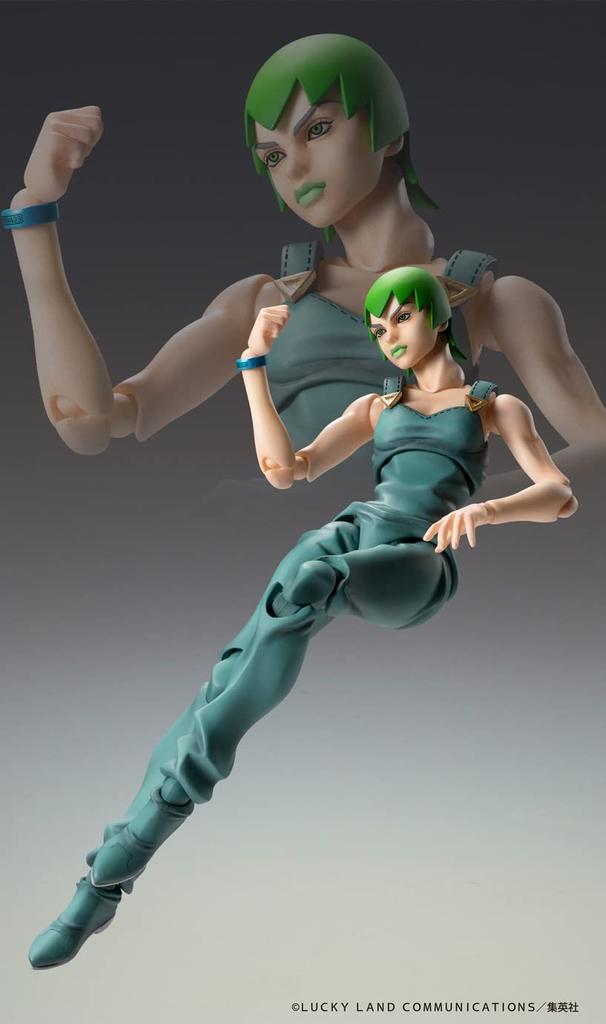Super Action Statue Bizarre Adventure Part Stone 140mm PVC ABS POM Painted Movable Figure ME22779 "JoJo's 6 Ocean" "Fu-F" Approx. & &