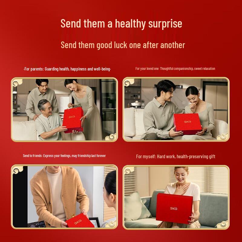 SKG Smart Neck Massager with Heat and Pulse Therapy