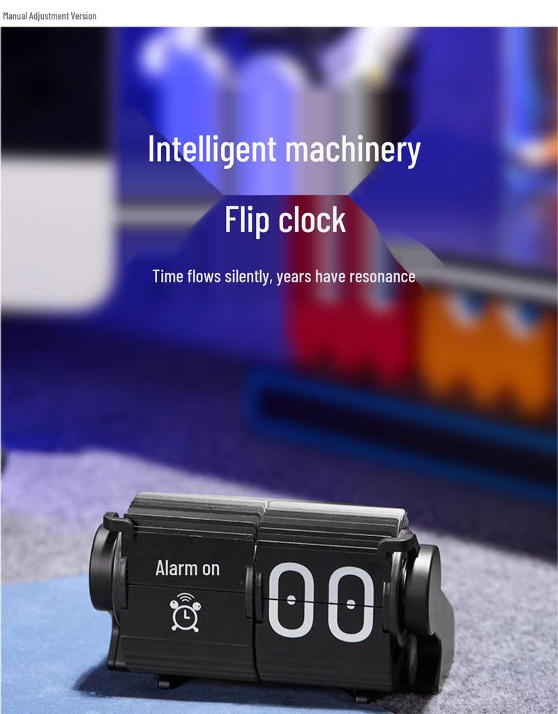 Time Flow Ring: Creative Smart Desk Clock with Automatic Time Correction and Multifunctional Alarm