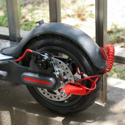 Hırsızlık Önleyici Kilit Bisiklet Motosiklet Dağ Bisikleti Elektrikli Scooter Disk Fren Kilidi Fren Diski Kilidi Hatırlatma İpi