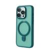 Applicable To iPhone17 Matte Magnetic Suction Bracket Mobile Phone Case Apple 15Pro with Lens Film Protective Case 18
