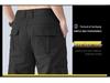 Men's Straight-Leg Pure Cotton Multi-Pocket Work Pants