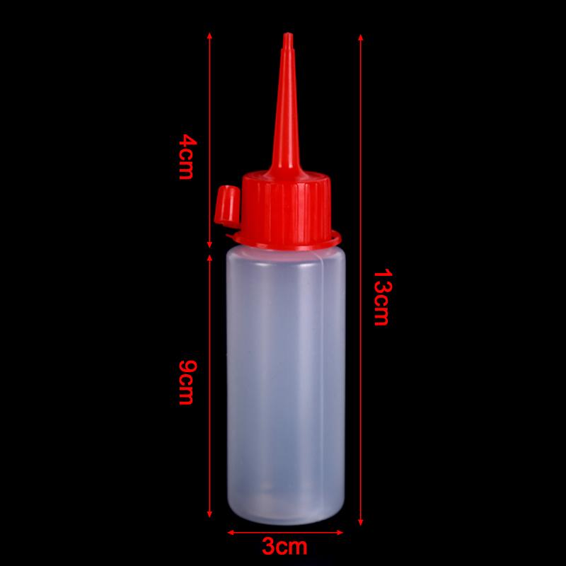 60ml Plastic Clear Tip Applicator Bottle Plastic Squeeze Bottle With Tip Cap For Crafts Art Glue Multi Purpose Refillable Empty