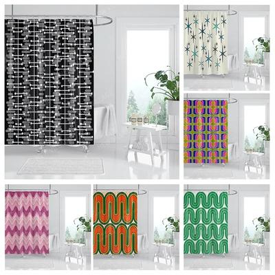 Cortinas de ducha de tela impermeable Accesorios de cortina de baño Cortina de baño para ducha 180x200 240*200 decoración boho abstracto