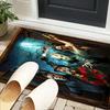 Horror Movie Characters Collage Office Rug Chair Mat, Game Carpet, Suitable for Front Door, Bedroom, Living Room, Desk, Holiday Gift