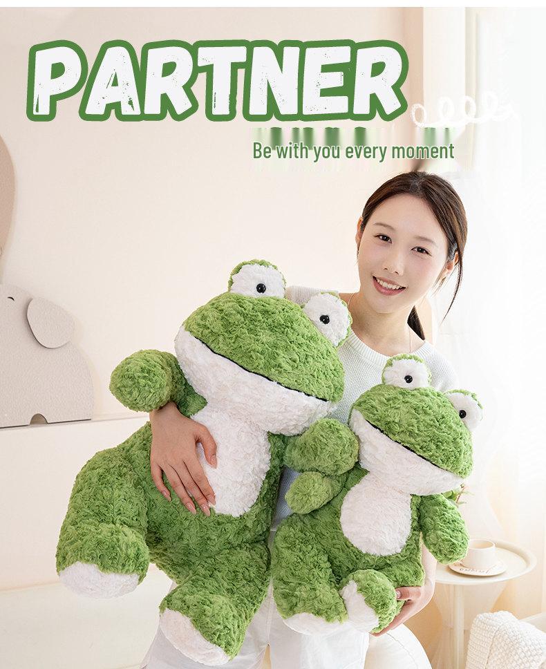 Adorable Frog Plush Toy - Sleep Pillow & Living Room Decor for Girls