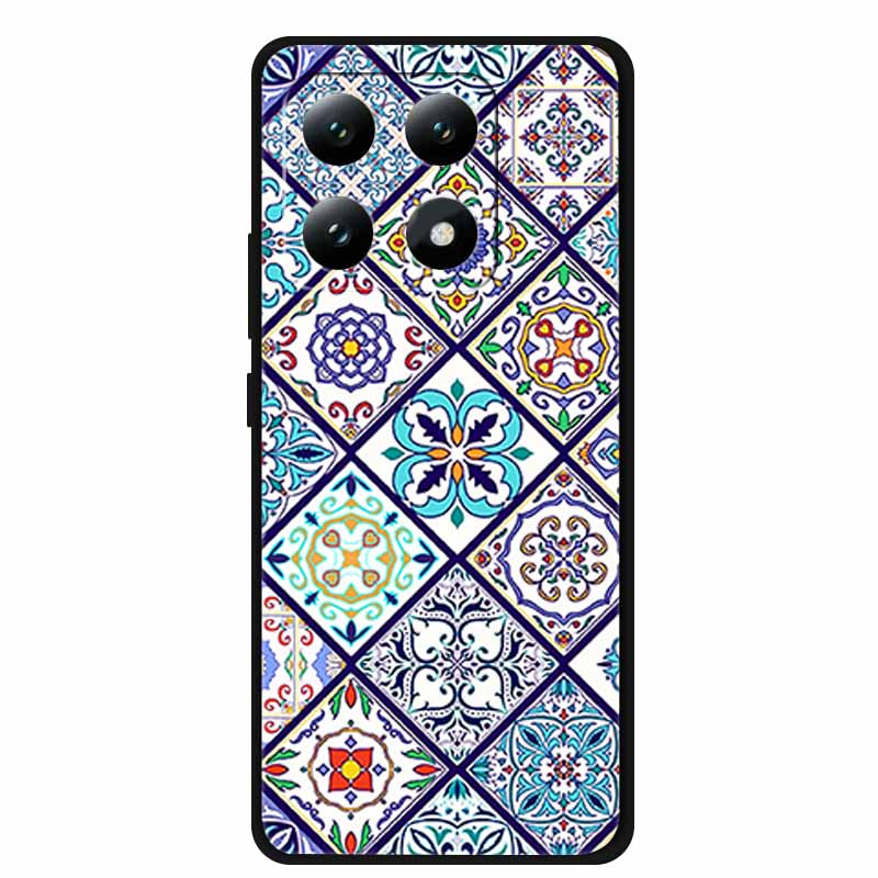 3D Flowers Case For Xiaomi 17 pro max Coque Relief Embossed Blossoms Funda Silicone Soft Back Phone Cover For Xiaomi17 TPU Para
