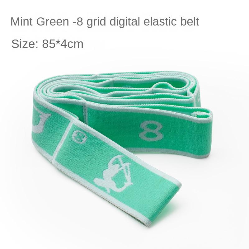 Yoga Stretching Belt Dance Stretching Band Loop Yoga Pilates Fitness Tension Belt Digital Stretch Elastic Band Resistance Band