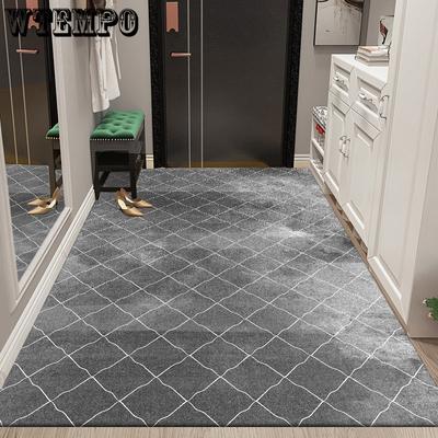 Simple Floor Mat Dirt Resistant Light Luxury Living Room Carpet Easy To Maintain Door Mat Anti Slip Foot Mat