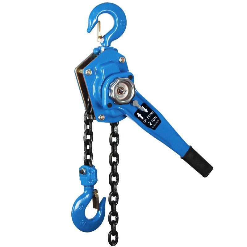 Manual Hand Chain Hoist, HSH Ratchet Tensioner, 0.75T to 3T Capacity