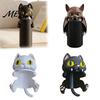 Funny Desktop Ornament 3D Printed Bat Can Holder, Cartoon Vampire Cat Stand Soda Holder for Standard Cans, Halloween Decor, Novelty Party Gift Drink