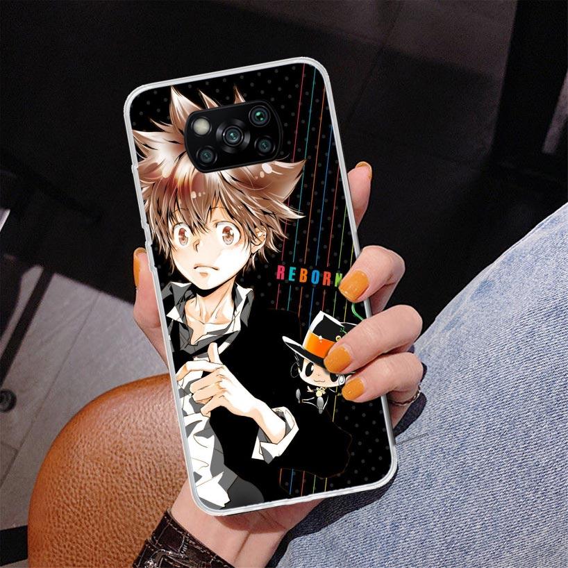 Katekyo Hitman Reborn Phone Case For Xiaomi Poco X7 X6 X5 Pro F7 Ultra Redmi 15C 15 13C 13 12C 12 10 10A 10C 9 9A 9C 9T Cover Po