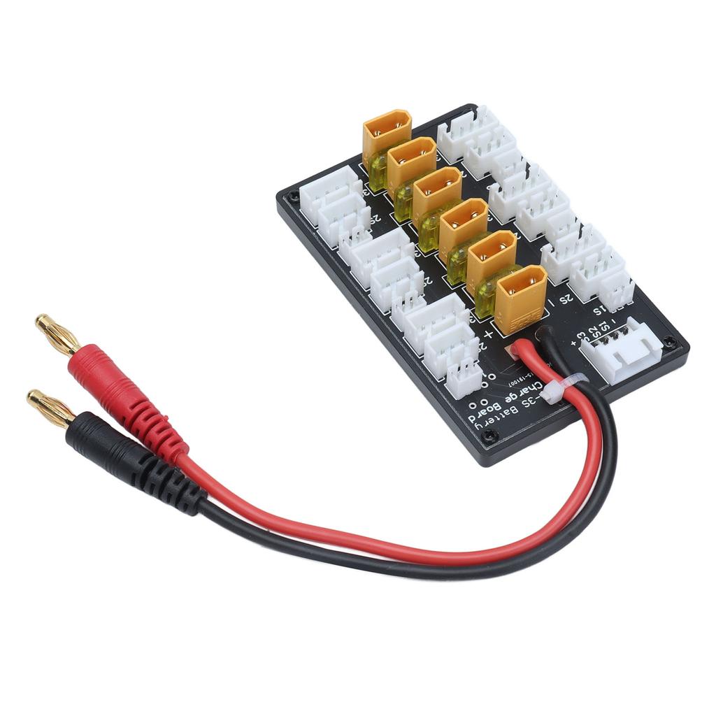 Parallel Charging Board XT30 Plug 20A Short Lipo Battery Charger with Connection Cable for RC Toy Up