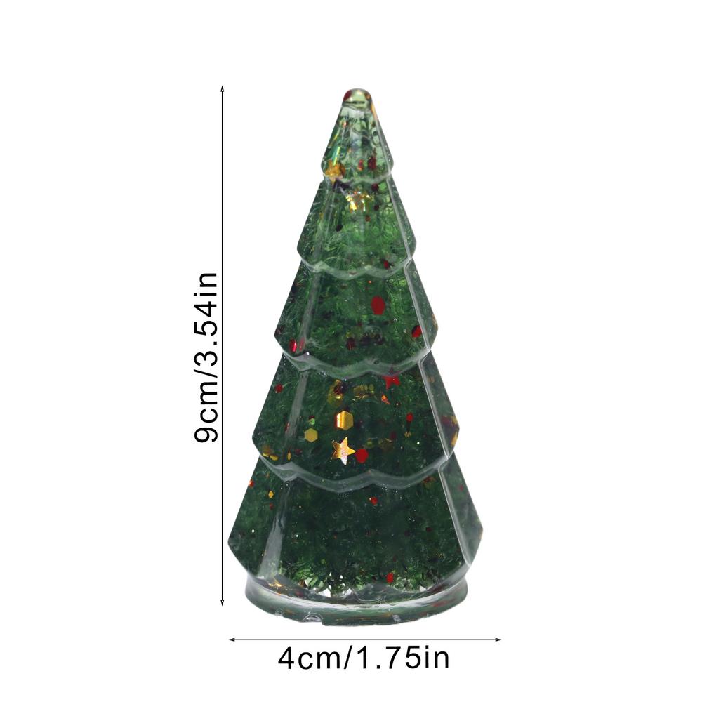 Tabletop Christmas Tree Fake Crystal Ornament Table Top Tree For Home Workplace Coffee Shop Apartment Bedside Living Room