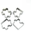 4pcs Easter Stainless Steel Cookie Cutter Mold Biscuit Moulds Baking Pastry Accessories Happy Easter Party Supplies