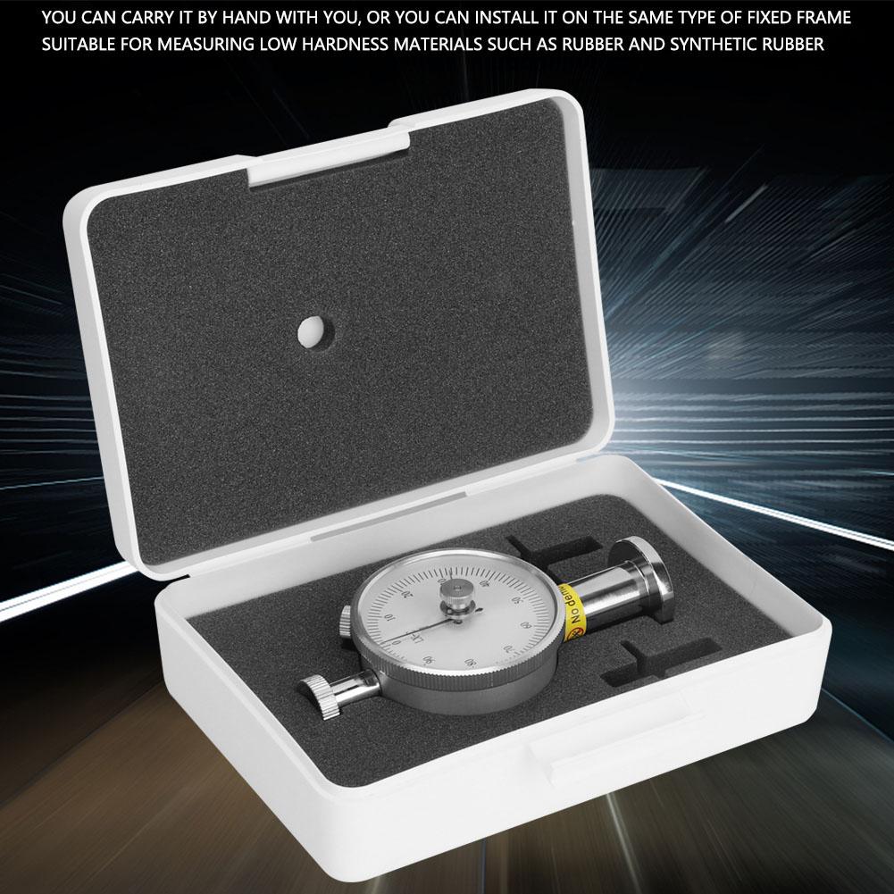 C Type Hardness Tester Durometer Meter For Synthetic Rubber Measuring LX C 2