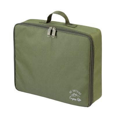 Captain Stag UF-40 Outdoor Storage Case for Portable Gas Stove with Pocket, Olive, Monte