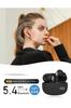 Bluetooth Wireless Clear High ENC Noise ANC Noise with LED Up To 25 Hours of Compact and Separate Left and Automatic Pairing for 5.4 Earbuds, Sound,