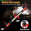 Rechargeable LED Mechanic Work Light with Hook COB Magnetic Base 360° Swivel Flashlight for Car Repair Emergency Lamp 4 Modes