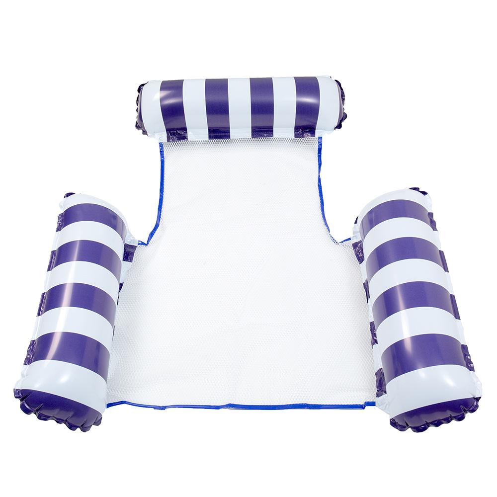 Cross-Border Inflatable Water Bed: New Striped Float & Hammock Lounge Chair for Water Sports