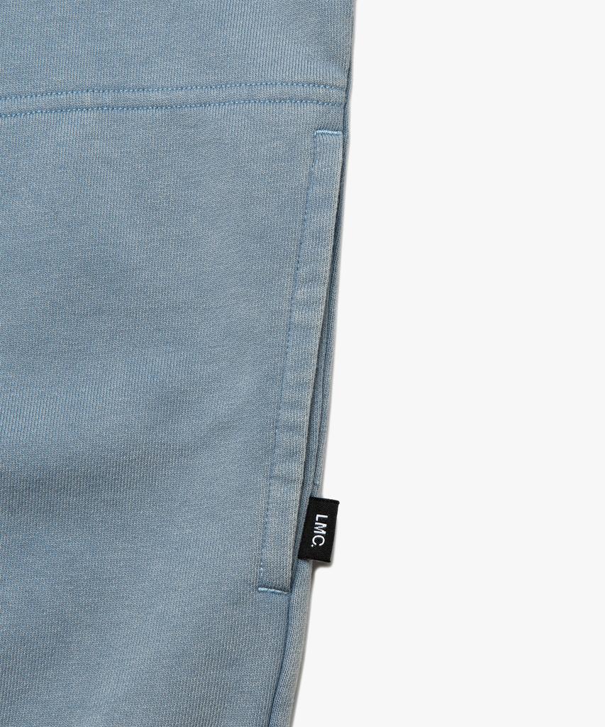 Lmc Washed Og Applique Zip Up Hoodie Blue