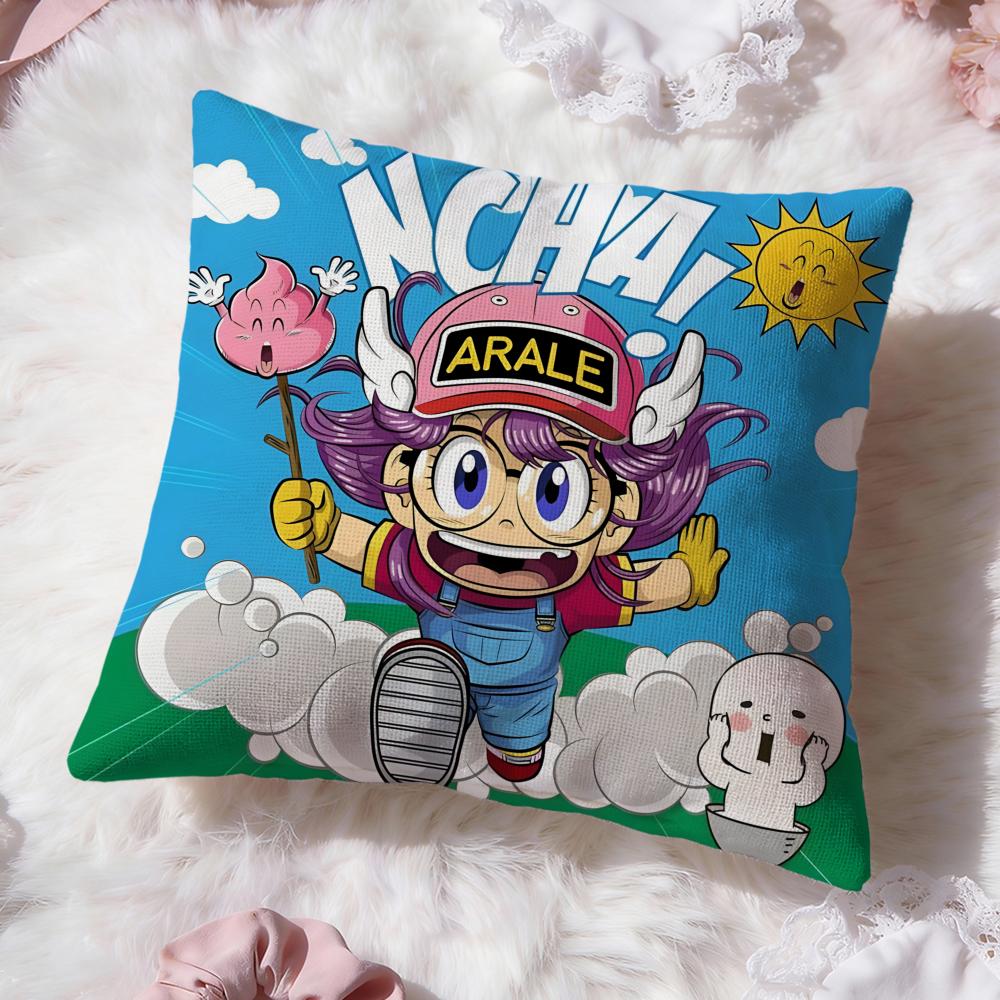 Anime D-Dr. SlumpS Cushion Cover Premium Comfort Reversible Pillow Cove -Two in One Design for Any Room & Car Interior