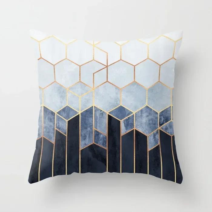 Black Throw Pillow Case Geometric Heart Letters Piano Fashion Girl Cushion Covers Home Sofa Chair Decorative Pillowcase 45X45Cm