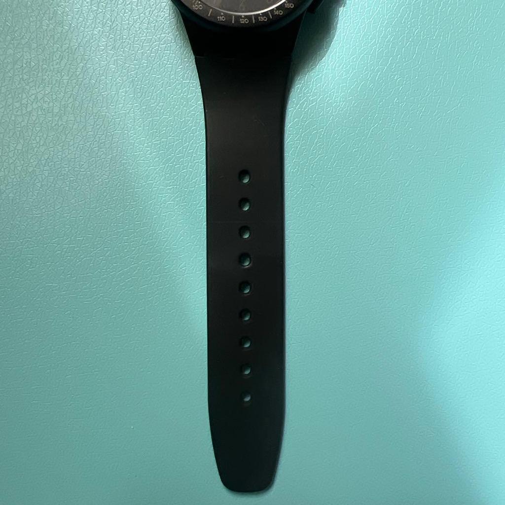 Used Swatch Chronograph Black Analog Watch