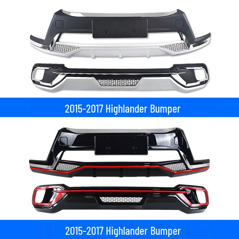 Front and Rear Bumper Kit for Toyota Highlander (2015-2022)