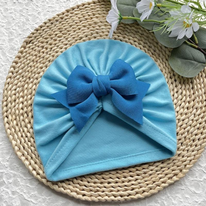 New Baby Hat, Baby Cute and Comfortable Bow Pullover Hat, Thin Breathable Baby Fetal Hat