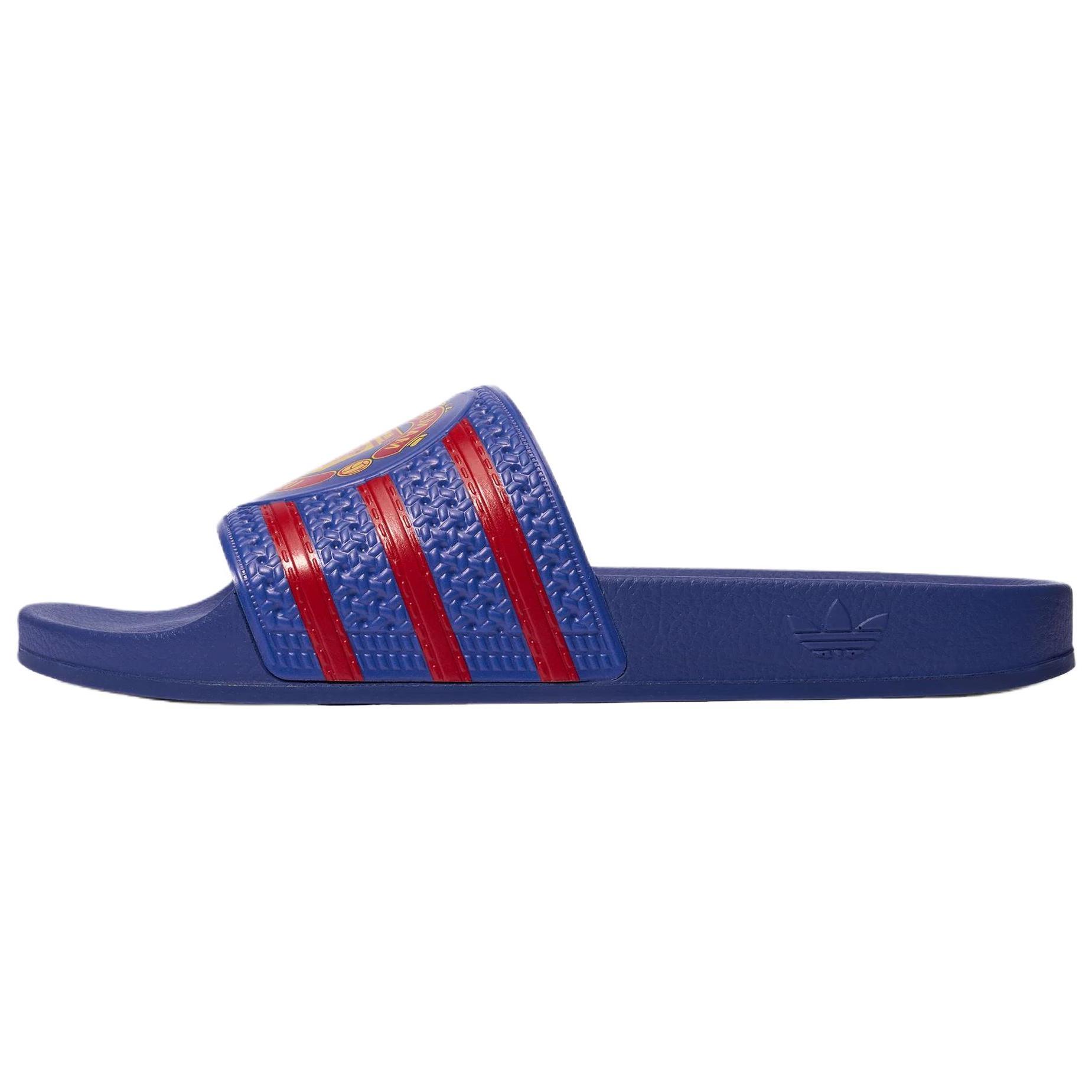Adidas Originals Trefoil Slide Slippers Unisex Royal Blue KH7146 40⅔