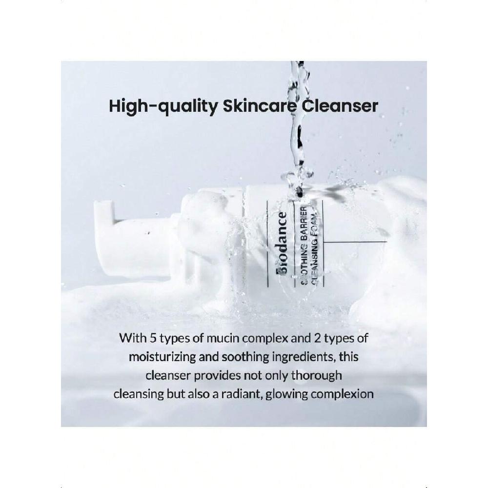 Biodance Schiuma Detergente Lenitiva Barriera 120ml Schiuma Microbolle, Detergente Viso Delicato e Lieve