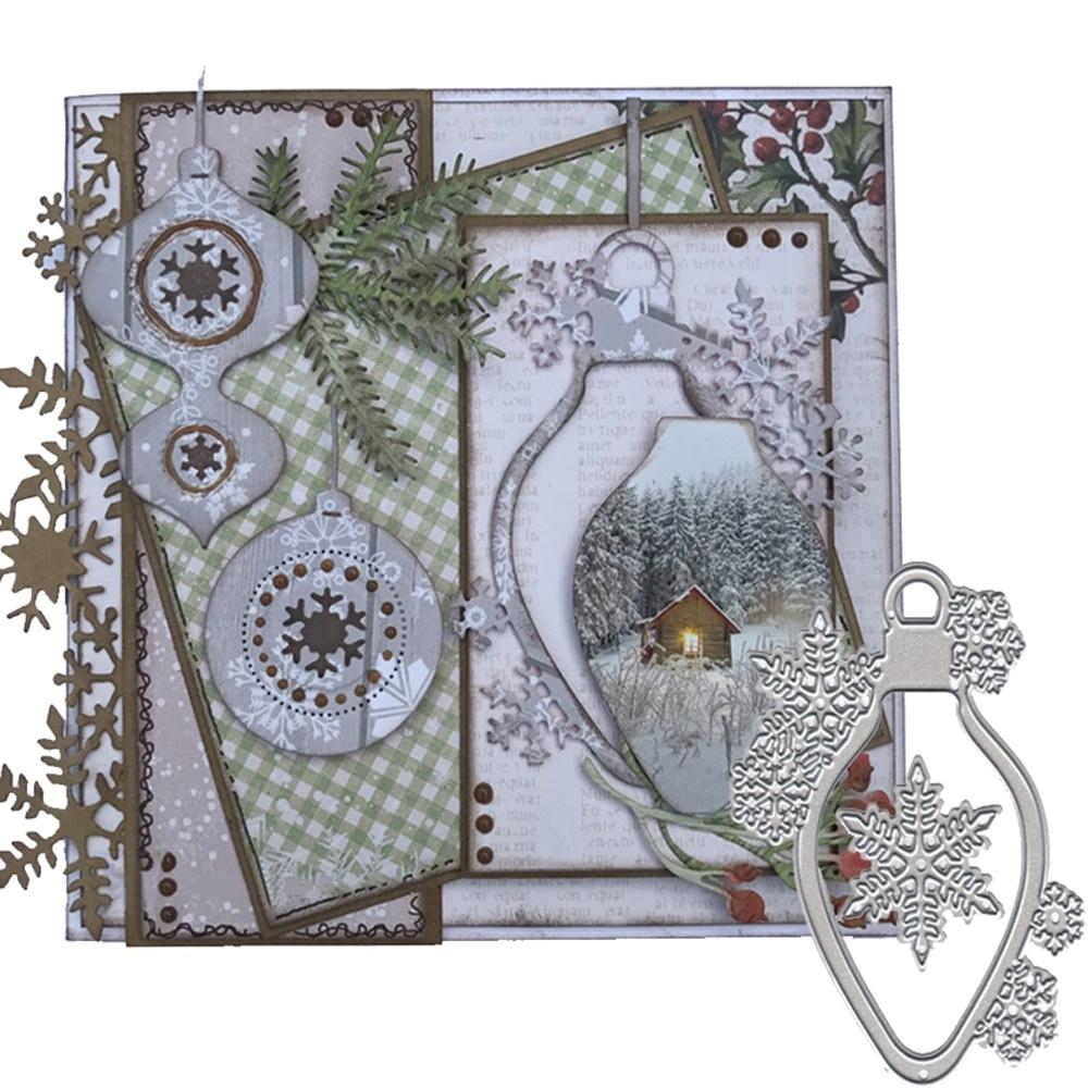 Lantern Christmas Ornaments Metal Cutting Dies Stencils for Scrapbooking Decorative Embossing Handcraft Die Cutting Template
