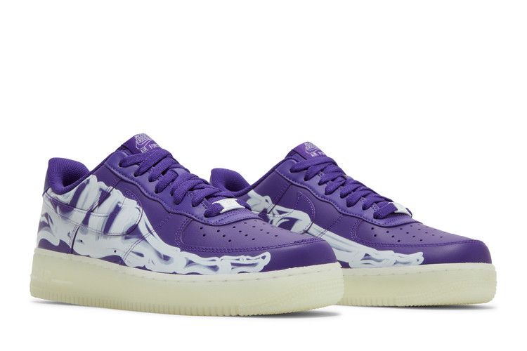 Nike Air Force 1 Low '07 QS Purple Skeleton Halloween (2021) Men's