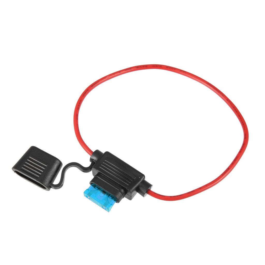 uxcell Portasiguranta auto DC 32V 16 AWG Stil ATC în linie Siguranță în linie
