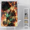 Shower Curtain Waterproof Polyester Fabric Paint Colorful Bath Curtains My Hero Academia Deku Home Bathroom Decor With Hook