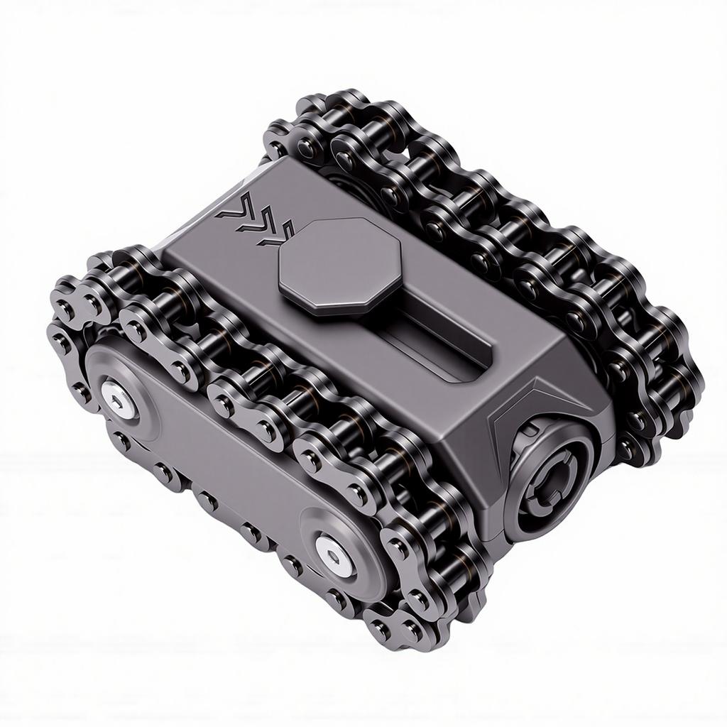 Chain Fidget Toy with Tactile Feedback Multi Use Metal Slider Roller Chain Combo for Commuting Work Break Time