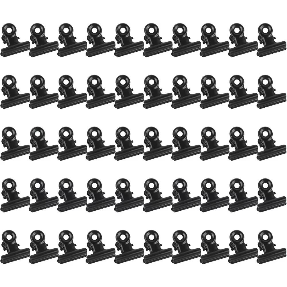 50 Chip Bag Clips Stainless Steel Airtight Sealing Clips Powder Food Packaging Bag Clips Food Sealing Clips New