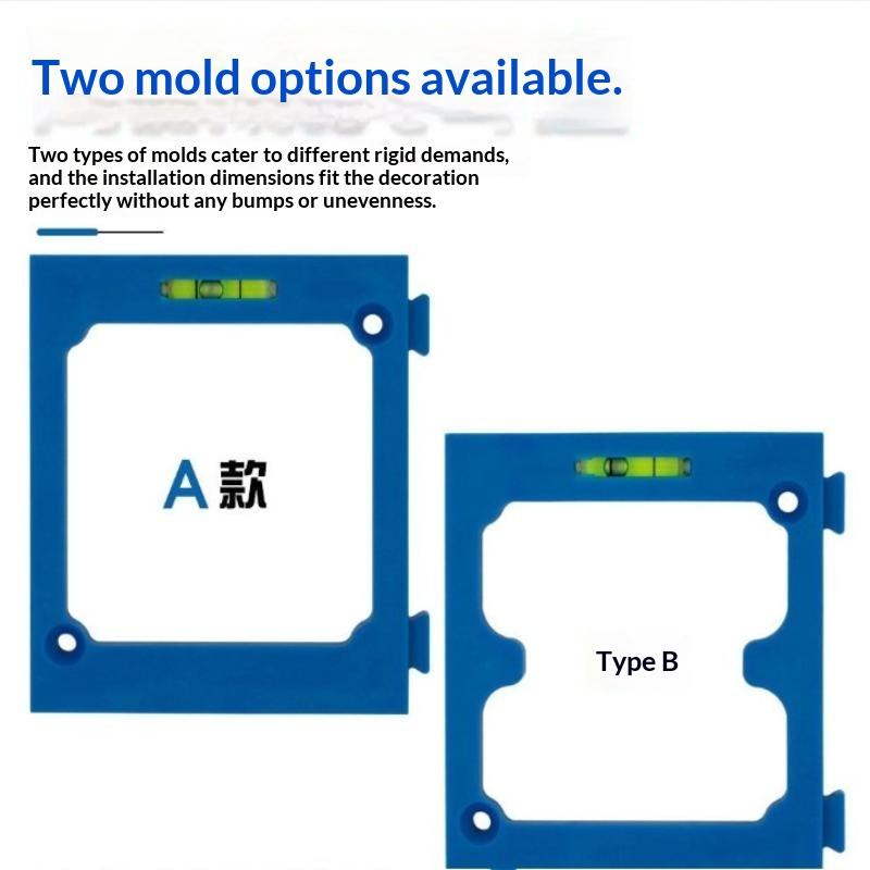 Splicable Socket Box Hole Drilling Jig With Built In Level And Router Bit For Home Renovation Woodworking